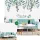 thumbnail image 4 of Wosthever Pegatinas de pared de hojas verdes, calcomanía de rama de árbol de estilo nórdico, cesta colgante, papel tapiz artístico, póster para Decoración del hogar Wosthever HA077566-00B, 4 of 6