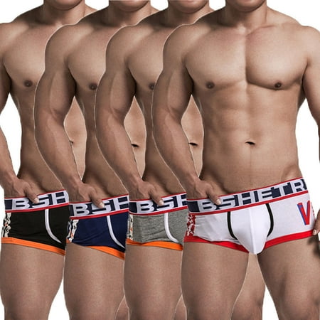 - Fashion Mens Sexy Underwear Aircraft Pants Thongs Boxer Briefs Underpants Pouch