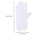 thumbnail image 2 of Elegant White Lace Gloves with Bowknot Design for Sun Protection – Stretchy and Comfortable for Costumes, Outdoor Events, and Parties, 2 of 2