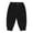 Black, variant on traylea Toddler Boys Girls Cotton Joggers Elastic Waisted Sweatpants Baggy Trousers with Pockets