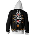 thumbnail image 2 of Cosplay Life Legend of Zelda Breath of The Wild Twilight Princess Kangaroo Pocket Cosplay Hoodies - Unisex Pullover Sweaters (Black, 3XL), 2 of 3