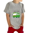 thumbnail image 2 of WEIYLL T-Shirts Garçon Été Manches Courtes Design Imprimé Voiture Dessin Animé Col Rond Décontracté Gris Vêtements pour 4-5 Ans, 2 of 9