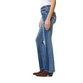 thumbnail image 4 of WallFlower Women's Flirty Curvy Flare High Rise Insta Stretch Juniors Jeans, 4 of 5