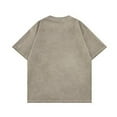 thumbnail image 3 of Mens Shirts Under $10 Men's Oversized T-Shirts Vintage Washed T Shirt Basic Tee Tops Unisex Short Sleeve Shirt Acid Washed T Shirt Bronze L, 3 of 3