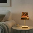 thumbnail image 6 of BZSMCE Table Lamp Creative Cozy Autumn Garden Simple Pattern Night Light, 6 of 8