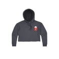 thumbnail image 2 of Crop Hoodie for Womens Crop Top Hoodie Kitty Crop Top Cropped Sweatshirt Tops for Women Kitty Hoodie Sweatshirt Womens Crop Tops Cropped Fleece Hoodie, 2 of 3
