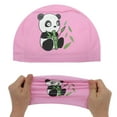 thumbnail image 5 of Unique Bargains 1 Pc Knitted PU Elastic Cartoon Animal Swim Cap Pink, 5 of 6