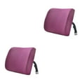 thumbnail image 4 of Transemion Relieve Back Pain Memory Cotton Lumbar Support Pillow Wide Application purple 33x32x10cm 2Set, 4 of 6