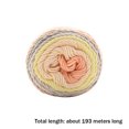 thumbnail image 4 of Cateissary Hilo teñido de segmento de 193M, suéter de hilo de lana de 5 hebras, sombrero tejido a mano DIY, bufanda, sofá, cojín, hilo para Tela de costura y artesanía Primavera Flor Otoño Luna, 4 of 6