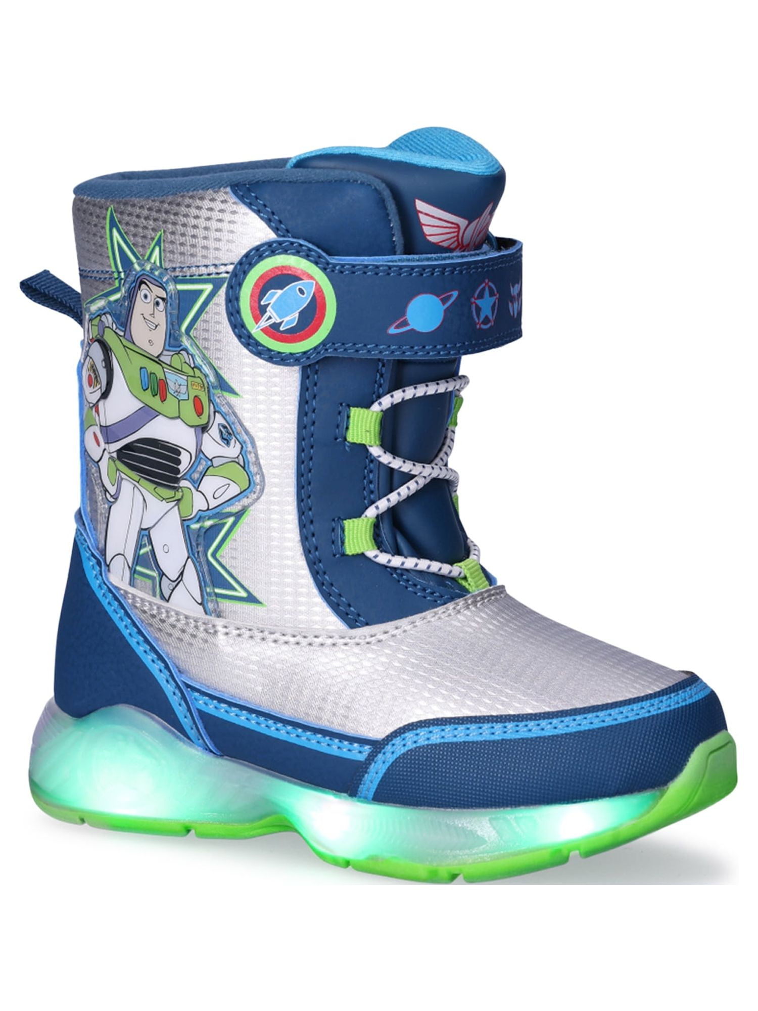 Toy Story Toddler Boys Buzz Lightyear Light Up Winter Winter Snow Boots