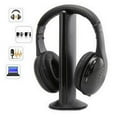 5in1 Wireless Headphones Earphone Headset for PC Laptop TV FM MP3 Month