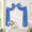 Baby Blue, variant on Dark Purple Giant 16 x 79 Inch Fabric Bow Decor for Home Wreath Door Wall Wedding Birthday