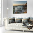 thumbnail image 3 of Designart Sydney Sunrise Over Seashore - Seascape Throw Pillow - 18x18, 3 of 5