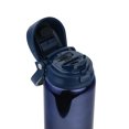 thumbnail image 2 of Mary Lawless Lee x TAL 32oz Stainless Steel 2-in-1 Straw and Chug Water Bottle with Push Lid, Navy Chrome with Navy Boot, 2 of 10