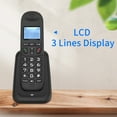thumbnail image 4 of Telephone sets,Land Line With Book Hands-free Calls 3 Lines Display With 3 Lines Caller Support Display Caller 5 50 Book Lines Display Caller Support 5 Siuke Conference Call Mute, 4 of 6