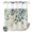 Beige Green Blue, variant on No Hook Shower Curtain, Blue Teal Botanical Shower Curtains for Bathroom with See Through Top Window, Weeping Fall Eucalyptus Leaves Waterproof & Washable Bath Curtain Stall 48"x72"