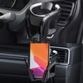thumbnail image 3 of Wweixi Multi-functional Car Cup Holder Adjustable And Convenient For Any Trip Car Cup And Phone Holders Silver Circle 1Set, 3 of 6