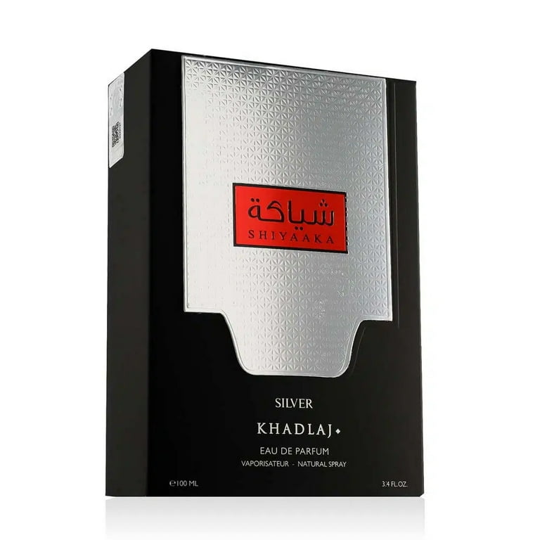 Khadlaj Perfumes, Men's Fragrance, 3.4 oz EDP Spray, Shiyaaka