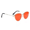 thumbnail image 4 of Gafas de sol de estilo simple Protección UV Unisex Hombres Mujeres Gafas al aire libre para viajes Rojo, 4 of 8