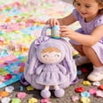 thumbnail image 2 of Gloveleya Preschool Doll for Girls 2-8 Year Old Girls Doll Lavender Purple Bunny Doll Pocket 11inches, 2 of 23