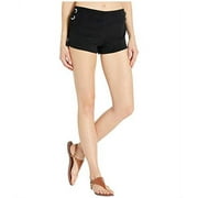 Michael Michael Kors Terry Lace-Up Side Shorts Cover-Up Black XS