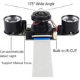 thumbnail image 5 of Treedix OV5647 Camera Module IR-Cut Manual Focus Night Vision 5MP 1080P with Connection Cable Compatible with Raspberry Pi 3B+/4B, 5 of 5