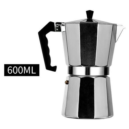 

Moka Coffee Pot Aluminum Espresso Maker Easy to Use and Clean Automatic Coffee Machine Household