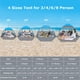 thumbnail image 2 of Carpa de playa Venustas, 300 x 300 x 180 cm, con protección UV UPF 50+, 2 of 7