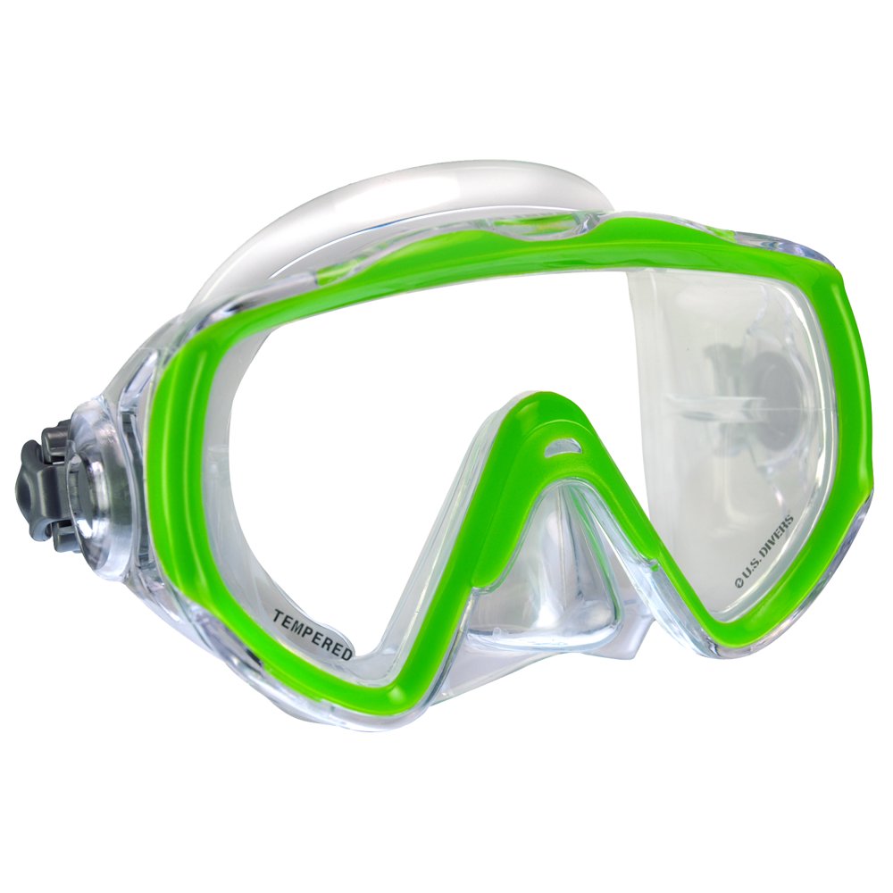 U.S. Divers Snorkel & Mask Combo, Youth, Green