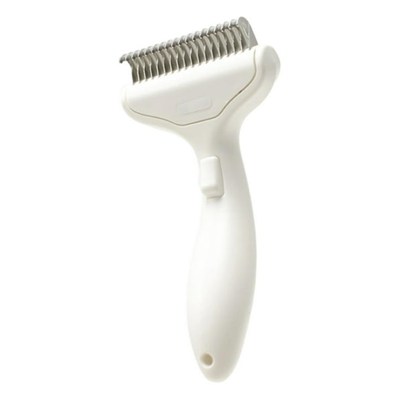 Self Cleaning Pet Grooming Brush Metal Comb for Detangling Long Matted Cat Dog Hair and Easy Undercoat Removal
