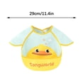 thumbnail image 2 of Xihbxyly Babero Antimanchas Sprout Baby, Diseño de Manga Larga con Recogedor de Comida, Tejido de Poliéster Fácil de Limpiar, Ideal para Comer y Actividades Al Aire Libre, Lavable a Máquina, Talla Ún, 2 of 4
