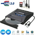 thumbnail image 4 of High-Speed USB 3.0 External CD DVD Drive for iMac and Laptop 5-in-1 Writer and Reader, 4 of 11