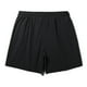 thumbnail image 5 of Pantalones cortos negros, bolsillos con cremallera, pantalones de playa para hombre., 5 of 6