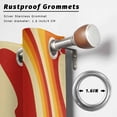 thumbnail image 2 of Outdoor Curtains for Patio Waterproof, Orange Yellow Outdoor Privacy Panels Grommet, Modern Ombre Abstract Aesthetic Art Blackout Outside Curtains for Porch/Cabana/Pergola/Gazebo 54"x95", 1 Panel, 2 of 8