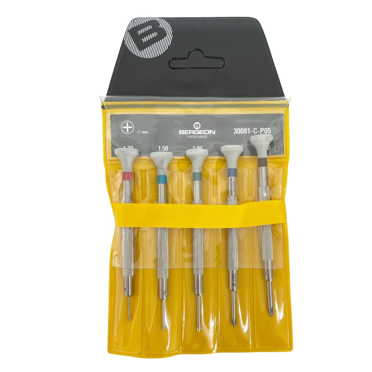 Bergeon 30081-C-P05 Phillips screwdriver set of 5