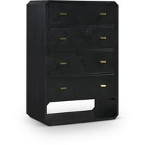Meridian Furniture Parker Black Ash Veneer Chest