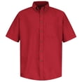 thumbnail image 1 of Red Kap Men's RK Poplin Dress Shirt, Red, SS L, 1 of 8