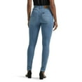 thumbnail image 3 of Lee Women's Ultra Lux Comfort High Rise Skinny Jean Denim Pants Sugar Cloud New, 3 of 5