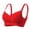 Red, variant on Gytharion Women's Lace Spliced Bras Wire Free Push Up Breathable Adjustable Straps Bras Solid Color Comfort Soft Everyday Bras