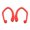Red, variant on Light Protector Sports Accessories Protective Ear Hook Anti-lost Earhooks Silicone Earphone Holders Secure Fit Hooks WHITE