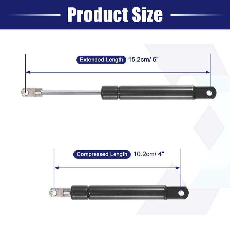 BOXI 10" Extended Toolbox Lid Lift Supports – 51Lbs Capacity Gas Struts Set Of 2