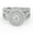 14K White Gold, variant on Infinity Shank Double Halo Bridal Set Ring for Women, IGI Certified 1.10 Carat (ctw) Round Cut Lab Grown Diamond Engagement Wedding Ring 14K Solid Rose Gold F-G, VS-SI Quality Ring Size-10