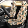 thumbnail image 2 of Sikiie Tropical Leaves Flower Car Seat Protector 2 Pack Car Seat Cushion Mat, Car Seat Covers for SUV, Truck, Van, 2 of 7