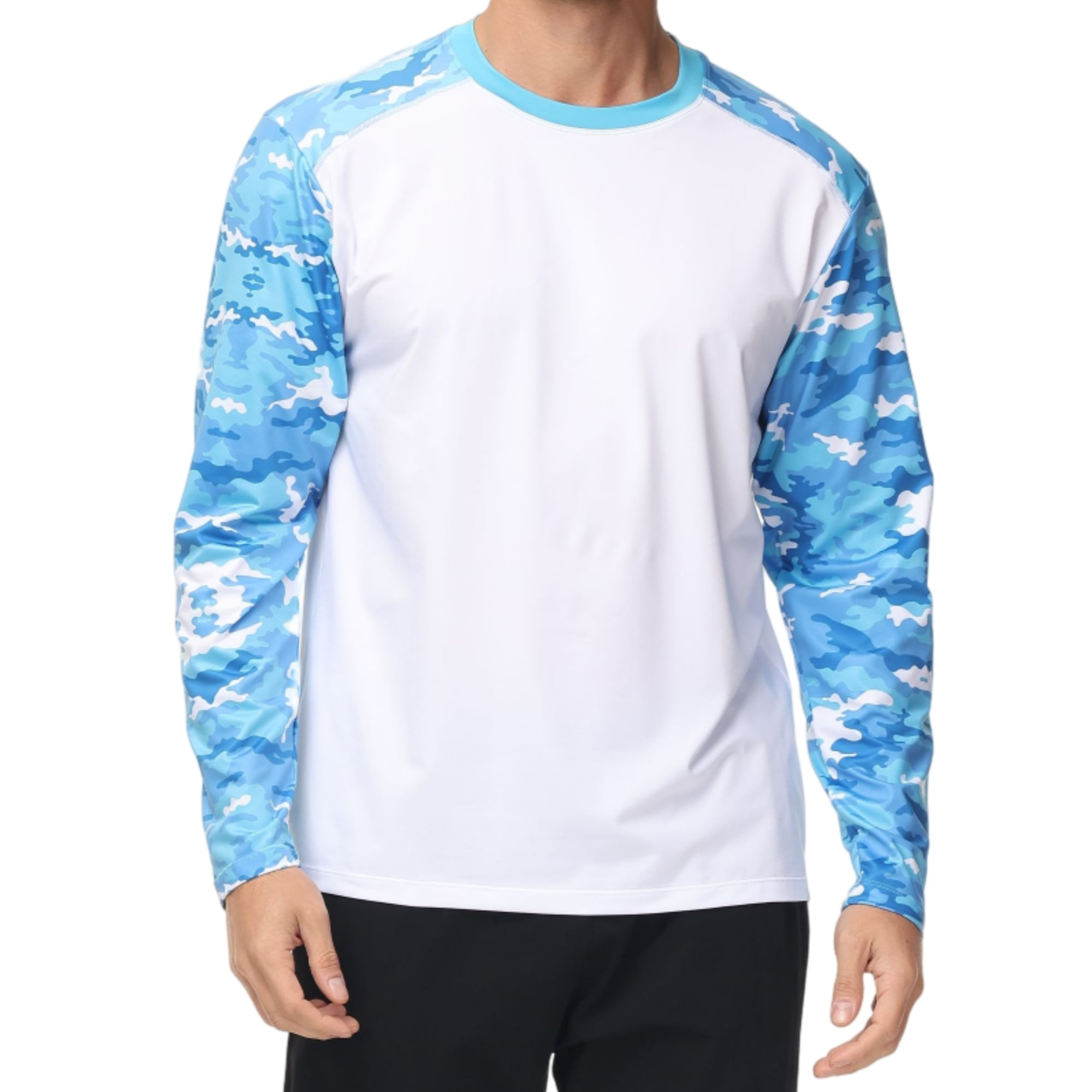 Satankud Men's Long Sleeved Sun Protection Clothing Upf 50+ Uv Sun