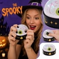 thumbnail image 4 of Halloween Eyeball Dumpling Squishy Spooky Sensory Stress Relief Fidget Ball in Steamer Container, Horror Party Favors Goodie Bag Stuffers, 1 Pack, 4 of 5