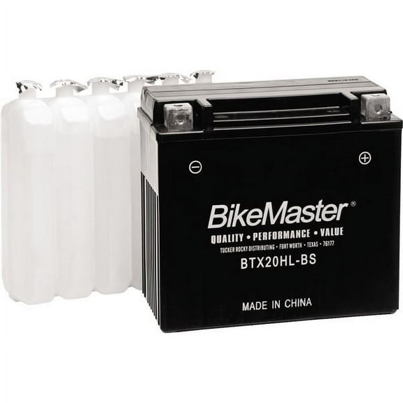 Bikemaster High Performance Maintenance Free Battery - BTX14AH-BS