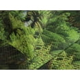 thumbnail image 4 of Ambesonne Tropical Quilted Bedspread Set 3 Pcs, Rainforest Fall River, King Size, Green, 4 of 5