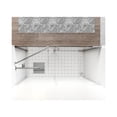 thumbnail image 5 of Elegant Kitchen & Bath SD404-6072BNK 60 x 72 in. Flynn Semi-Frameless Hinged Shower Door, Brushed Nickel, 5 of 8