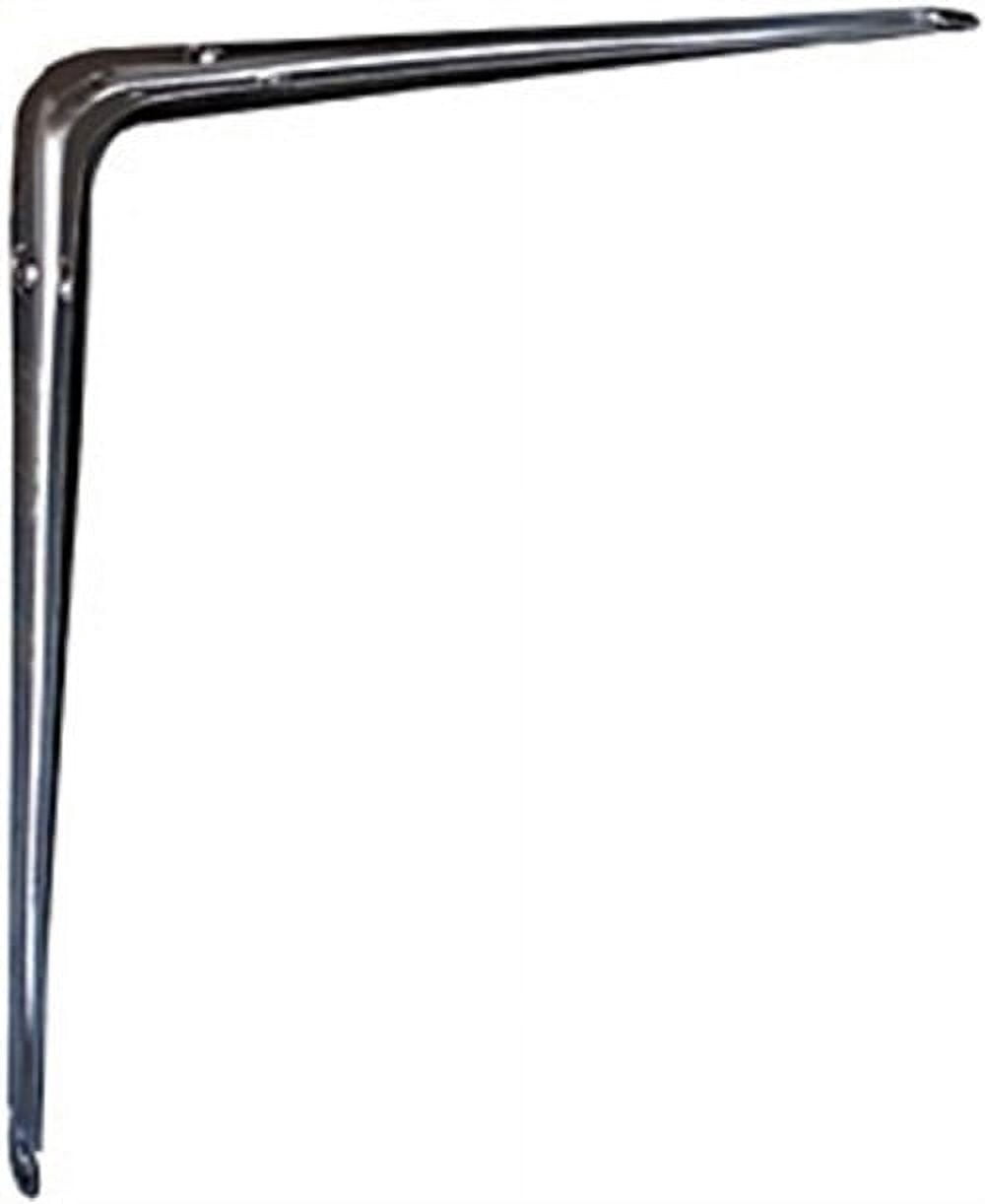 National Hardware 12 In. x 14 In. Zinc-Plated Steel Shelf Bracket Pack of 10