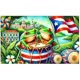 thumbnail image 1 of Bandera de rana coquí de Puerto Rico, telón de fondo para decoración de fiestas, fondo para fotografía de fiestas, 71 x 43 pulgadas, letrero para porche interior y exterior para cumpleaños, 1 of 8